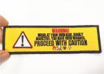 2.5" Tall Brand Name Iron On Embroidery Patches For Hats Fashionable