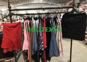 Quality British Style Used Summer Clothes A8-LCS Second Hand Cotton Skirts For Womens wholesale