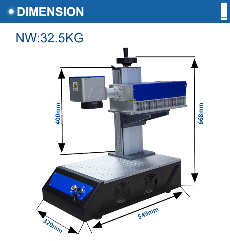 355nm Uv Laser Marking Machine Mini 3w 5w High Precision For Non Metal