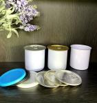 D65*73mm Tinplate Container For Chili Patse Or Meat , Beef Packaging