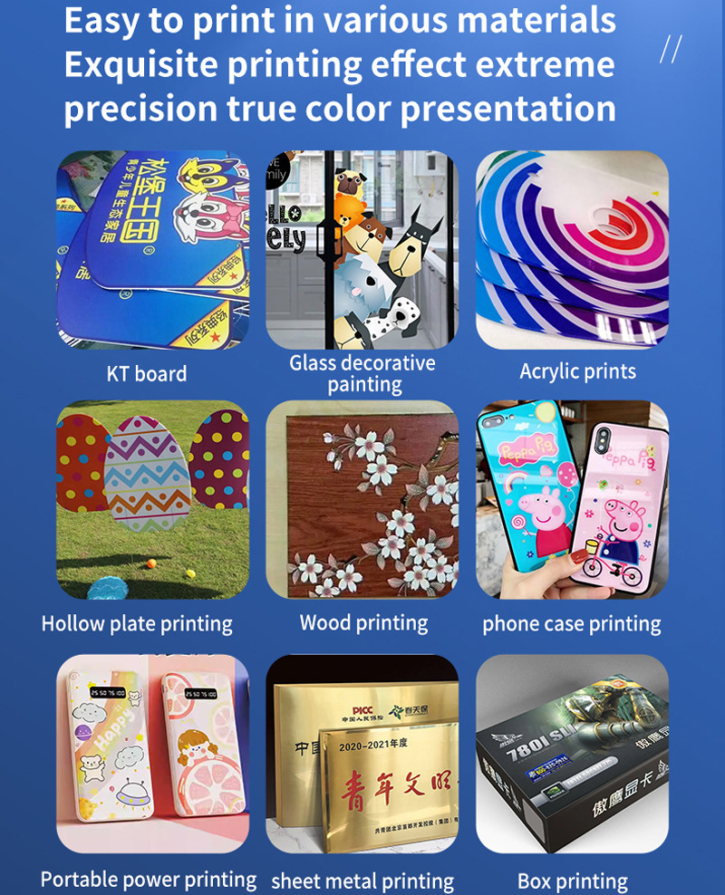 Personal UV Printer 5500W Small Size UV Flatbed Printer