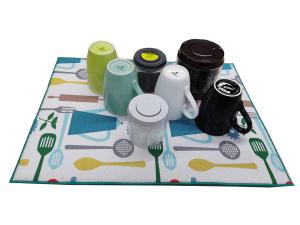 Quality 38x50cm Kitchen Counter Microfiber Dish Drying Mat wholesale
