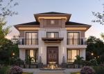 Light Steel Prefabricated Accommodation Modular House Single Family Homes