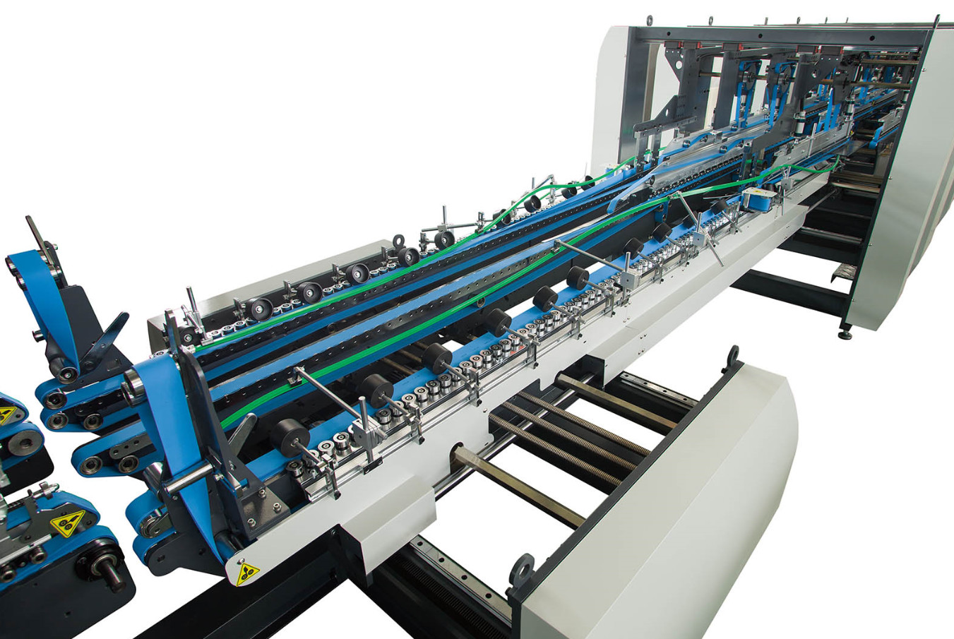 55KW Cardboard Folder Gluer Machine 420mm-1700mm Box Folder Gluer