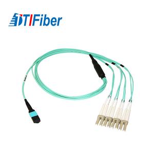 Quality 1-24 Fiber MPO/MTP Fiber Optic Patch Cord 10G 50/125µM OM3 Various Lengths wholesale