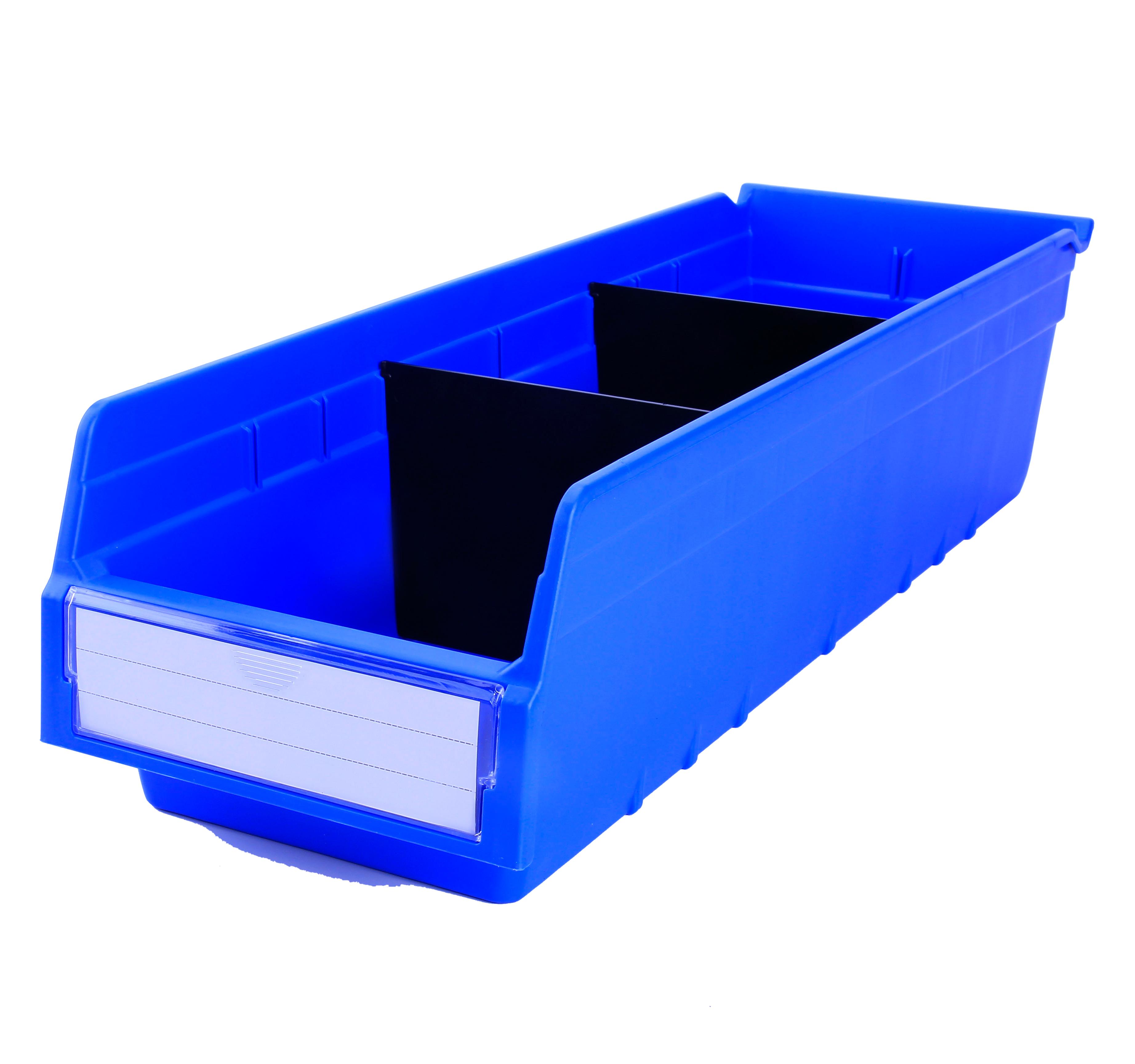 600x200x150mm Semi-open Front Solid Box Warehouse Tools Storage Shelf Bin Medicine Racking Plastic Bin