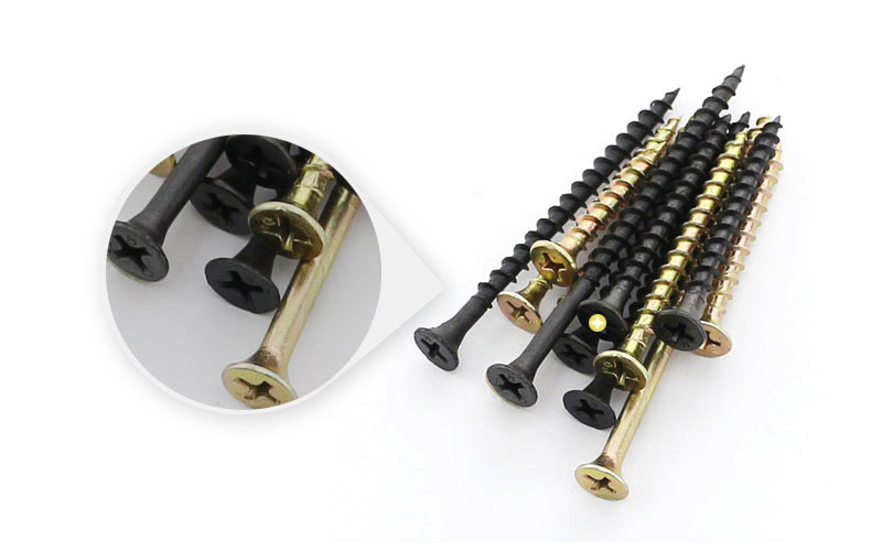 Black Diamond Wood Phosphated Bugle Head Gypsum Phillips Drywall Screw with Smooth Shank