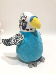 Quality 100% PP Cotton Gift Stuffed Animal Blue Parrot wholesale