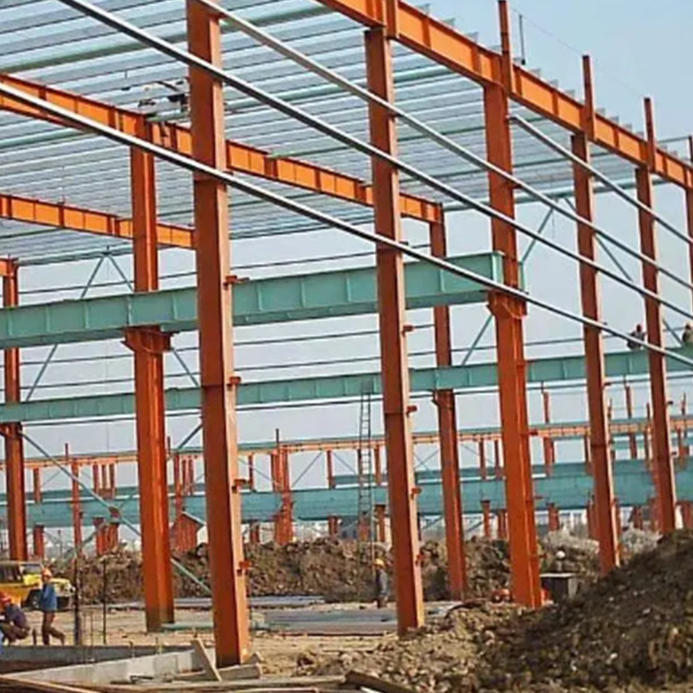Customized Warehouse Steel Shed Construction Prefabricated Steel Church Buildings