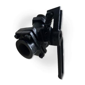 China Passenger Car Coach Cut Off Cock Interface Dimensions G1 1/4 Cast Iron Material on sale