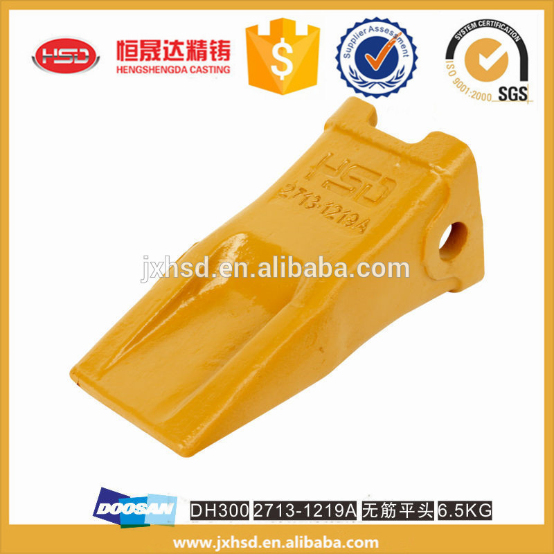 DH300-2713-1219 Alloy Steel Cast Forge Excavator Bucket Teeth