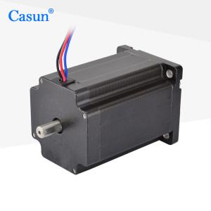 Quality Black NEMA 24 Step Motor 4100mN.M Double Shaft Stepper Motor wholesale