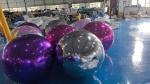 Outdoor Pvc Hanging Inflatable Mirror Balloon Giant Inflatable Silver Mirror
