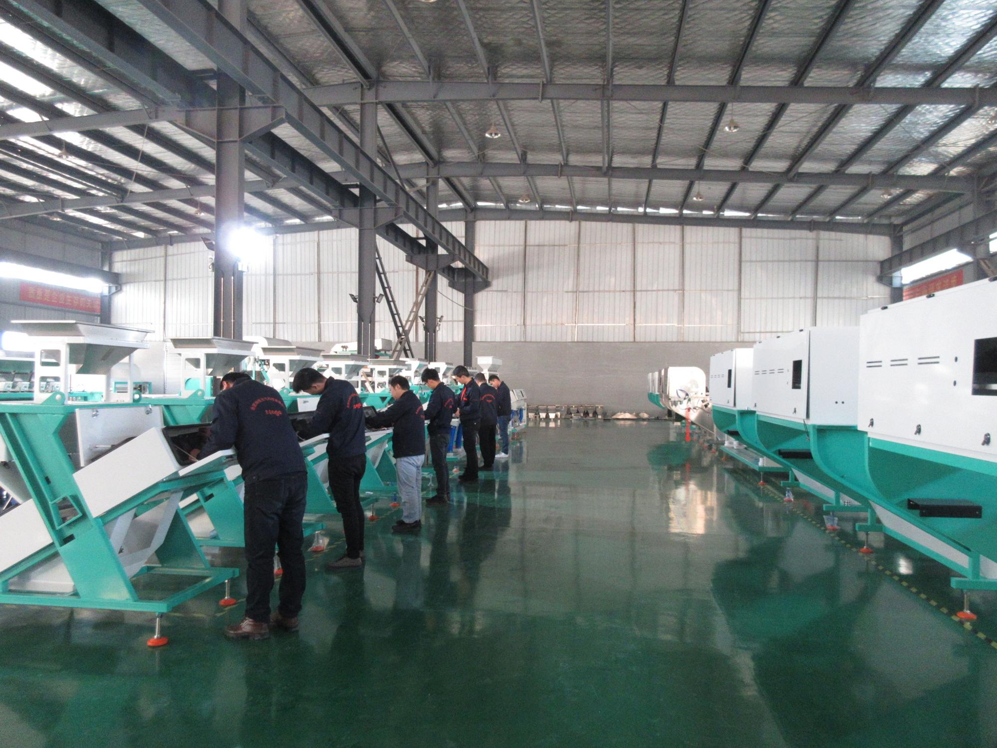 1 Chute 64 Channels Rice Colour Sorter Machine With Software Operating Platform