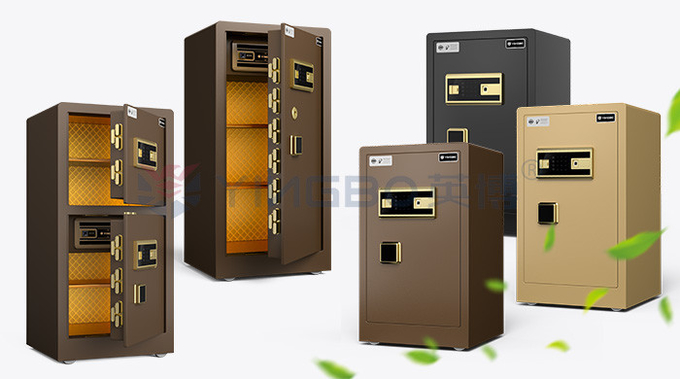 2CU FT Smart Fingerprint Safe Box Dual Alarm For Security YB/RS-70