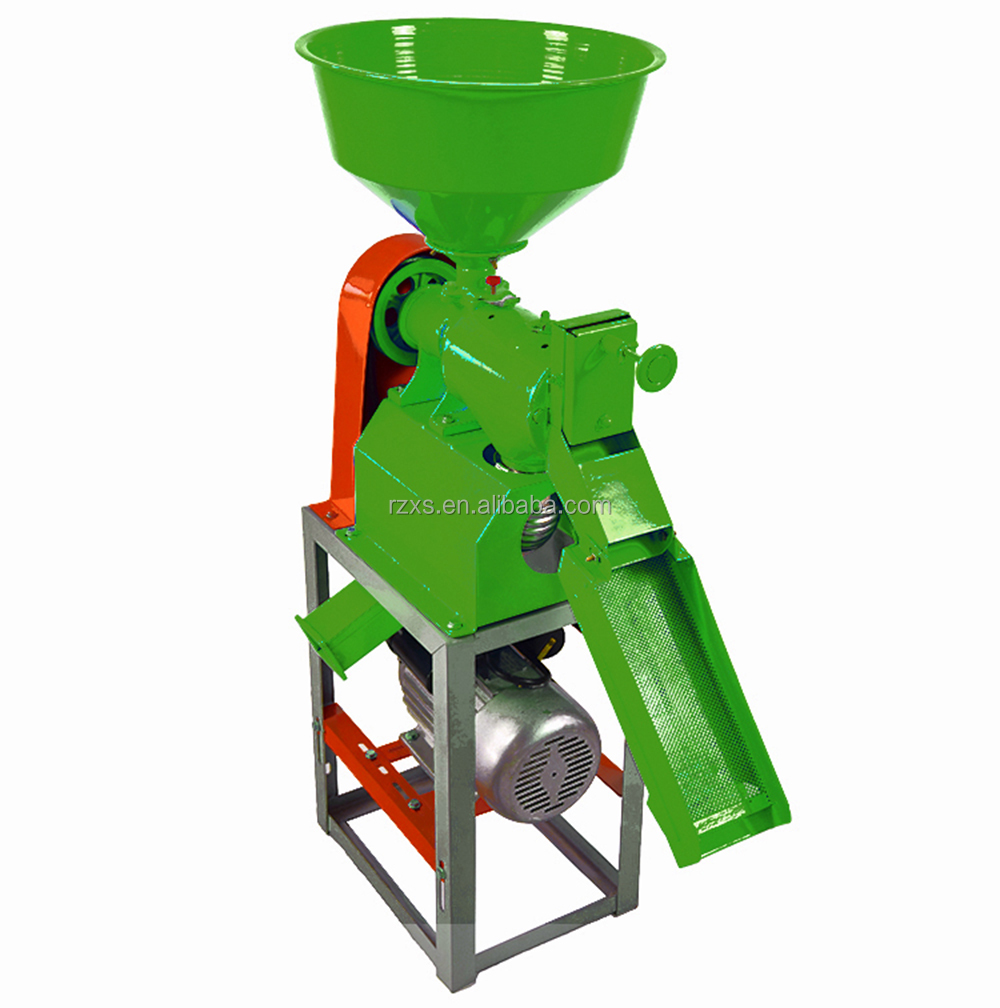 570*330*460 Mini Diesel Engine Rice Mill Machine for Home and Commercial Milling