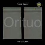 Self Sealing Sport Card Sleeves Polypropylene Team Bags 86x127+25mm ISO OEM