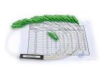 Mini Steel Tube PLC 1x16 Fiber Optic Cable Splitter, 1M splitter for fiber optic