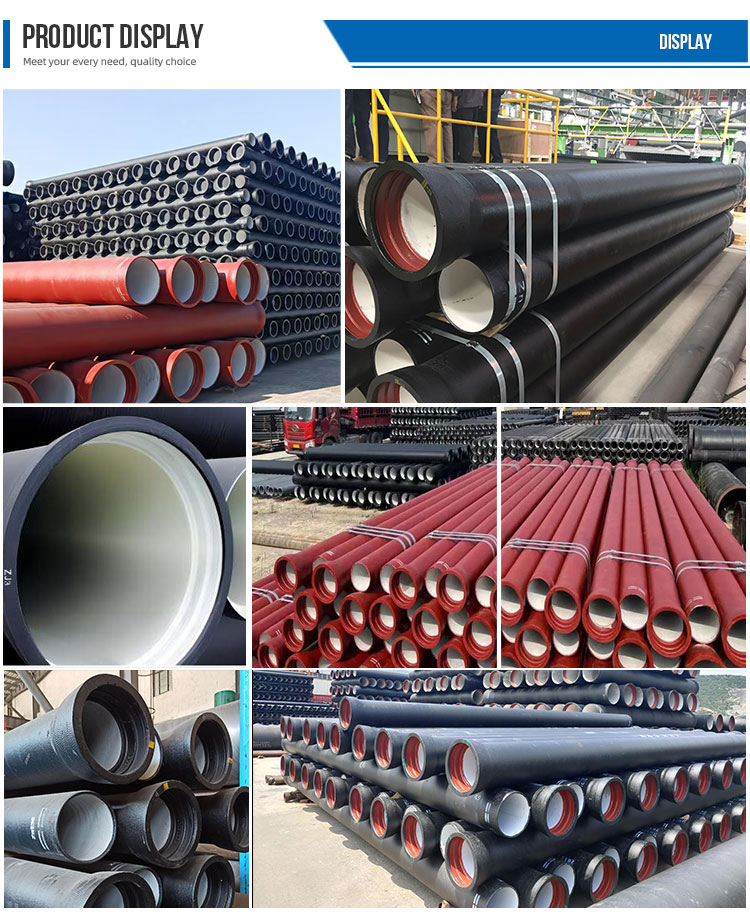 Ductile iron pipe factory direct sales