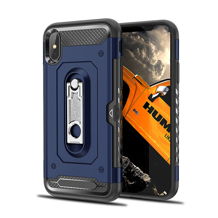 2 in 1 PC+TPU Color Red Black Kickstand Armor Case Back Cover For Samsung J6 2018 EU S9 Plus J2 Pro A730F NOTE9 J7 Prime