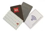 White Smart RFID Hotel Key Cards Programmable Rfid Card for key door lock