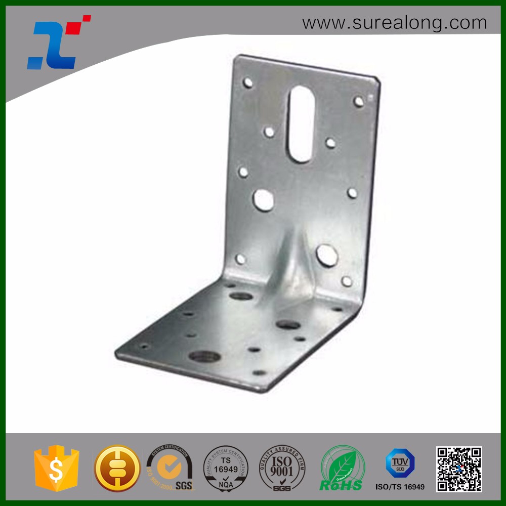 Standard Reinforced Wood Frame Steel Angle Bracket for Wood Timber Durable and Design