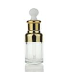 35ml Cosmetic Glass Bottle Empty Serum Oil Essence Clear Colorful Dropper Bottle