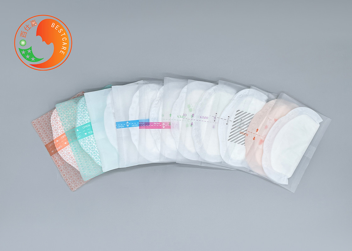 Customized Organic Disposable Nursing Pads Milk Spot Spill Leakproof