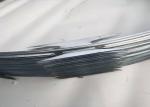 Single Coil Spiral CBT 65 Razor Wire For Concertina Coil Fencing , Long Life