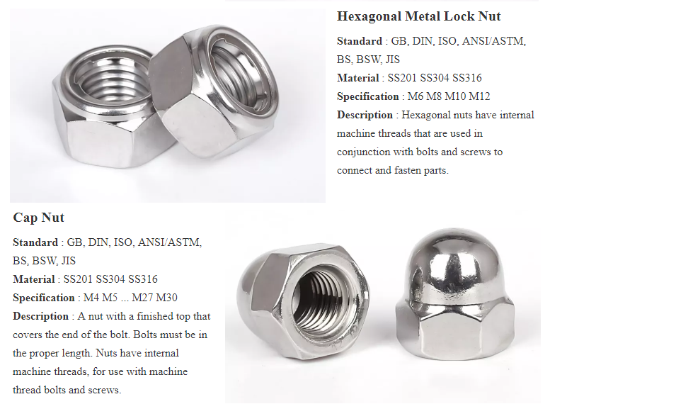 UNC Hex Nylon Insert Lock Nuts ASME B18.16.6 DIN Standard for Automotive Industry Production and Manufacturing at Affordable