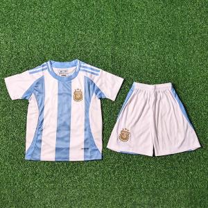 Quality Argentina Children Clothing 2024-2025 Home Football Jersey Children Team Uniform Customization wholesale