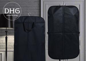 Quality Cotton Fabric Dance Garment Bags Black Washable Front Zippered Pocket wholesale