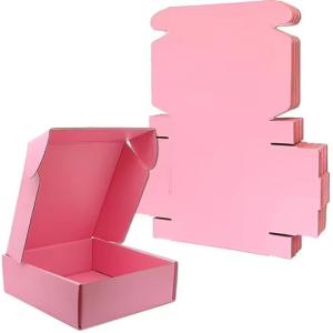 Quality Pink Brand Packaging Boxes Eco Friendly Kraft White Printed Cardboard Boxes wholesale