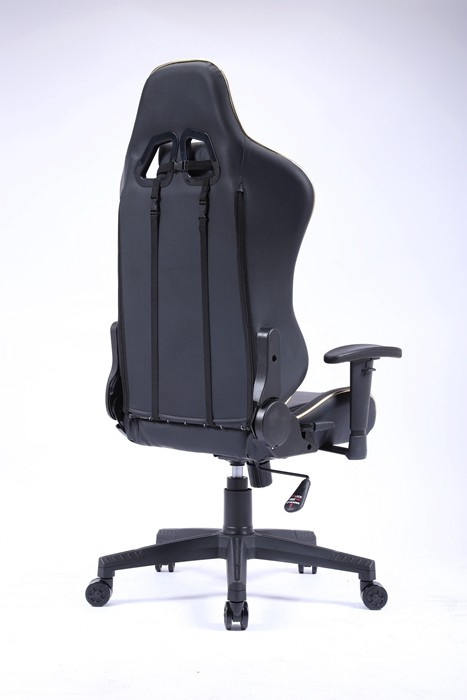 Executive Swivel Tilt Black And Gold Executive Chair Massage 0.169CBM 84 X 65 X 31MM Lumbar Support