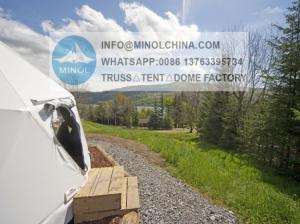 Quality Ready To Ship 5m Geodesic Dome Winter Igloo Glamping Dome House wholesale