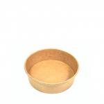 Dia 15cm 500ML 16OZ Recyclable Fast Packing Kraft Paper Bowl