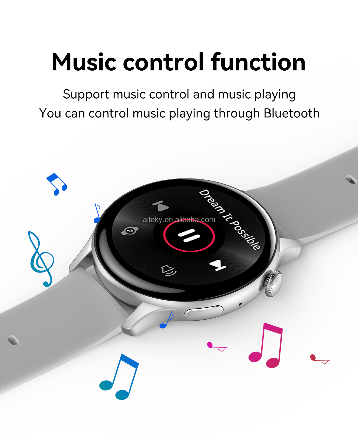 Bluetooth Watch Luxury Heart Blood Fitness Tracker Waterproof Nurse'S Watches NFC Reloj Smartwatch Touch Sport Watches
