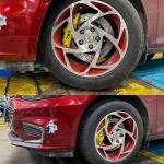 4 Piston Racing Caliper Chevrole Big Brake Kit 355*28 MM High Carbon Disc Racing