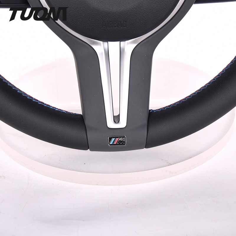 Leather Bmw F10 F30 F32 F82 Steering Wheel 350mm With LED Display Upgrade