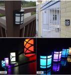 solar wall lamp led garden lamp retro style water proof solar light outdoor