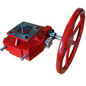 Quality Red Pneumatic Valve Accessories Manual Declutchable Manual Override Gearbox wholesale
