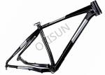 Aluminum Alloy Fat Tire Bicycle Frame , Black Snow Bike Frame Custom Size