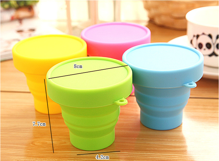 Silicone manufacturer Silicone Travel Accessories Silicone cup Foldable cup SC-002