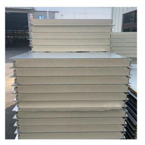 Quality Warehouse Connection Polyurethane Fireproof Sandwich Panel for Insulated Exterior Walls wholesale