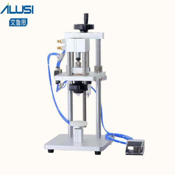 Semi Auto Perfume Manufacturing Equipment Table Top Pneumatic Small Perfume