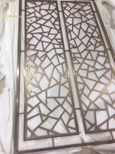 Quality Laser Cut Stainless Steel Room Divider 40mm Thickness GB Standard wholesale