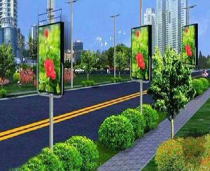 Quality weatherproof work IP65 High Brightness Street Outdoor Pole Screen Led Poster wholesale