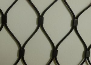 Quality Black Oxidation Stainless Steel Cable Netting Wire Mesh Flexible Woven Type wholesale