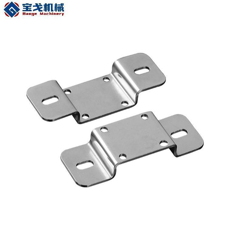 Customized Size Stainless Steel Hardware Stamping Parts with Brushed Surface Treatment