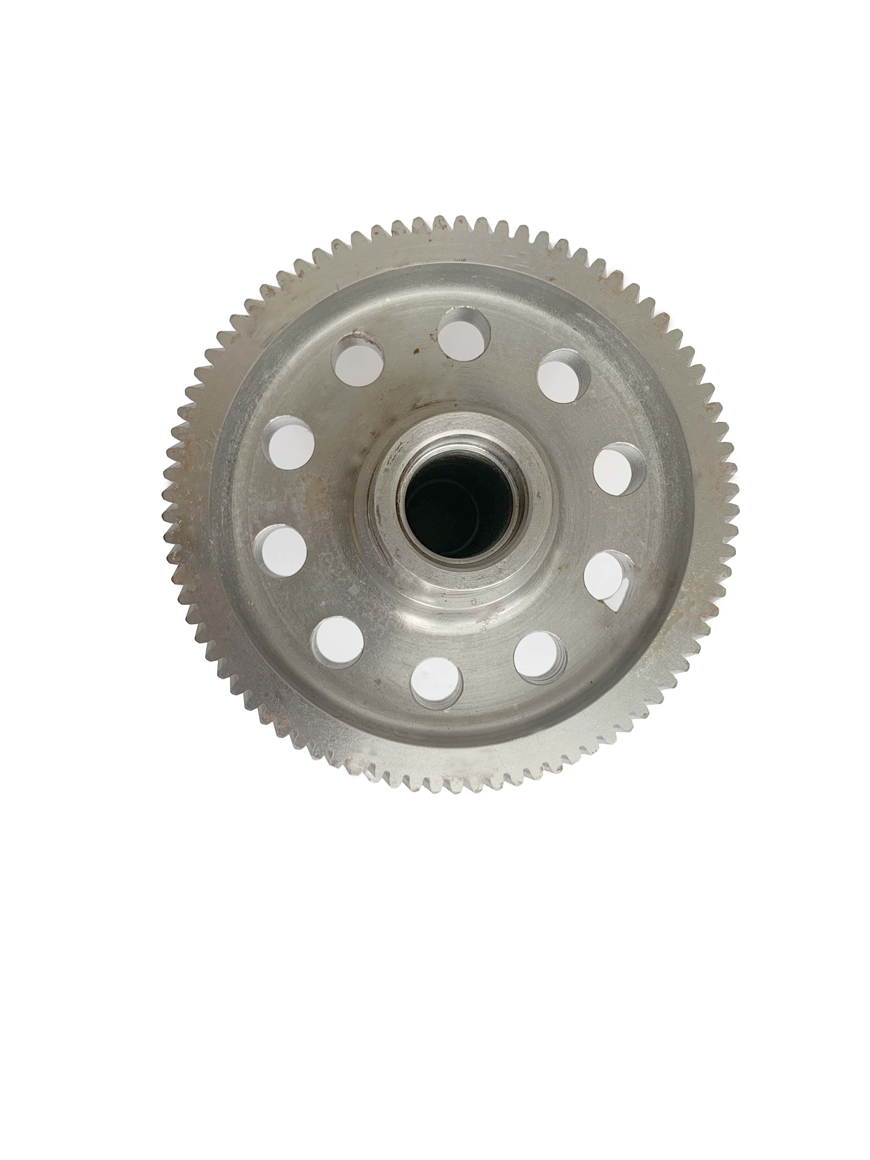 8620H Material Spur Gear Shaft 42CrMo Steel Spline Gear Shaft 1.2kg Weight